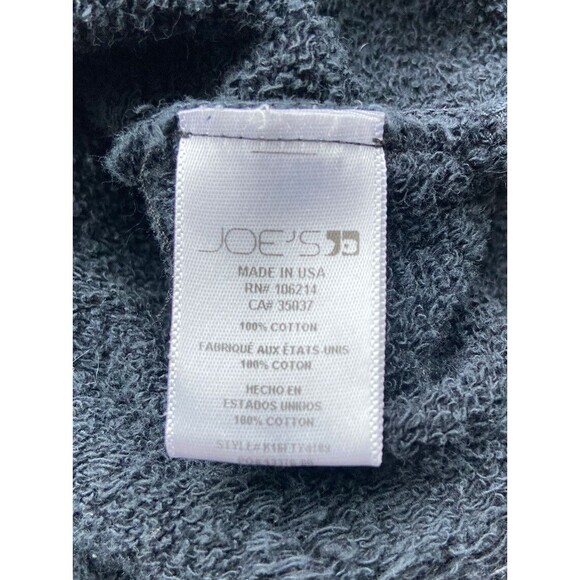 Joe's Jeans Womens Distressed Washed Sweatshirt Size XS Gray Grunge Indie Sleaze - Picture 10 of 12